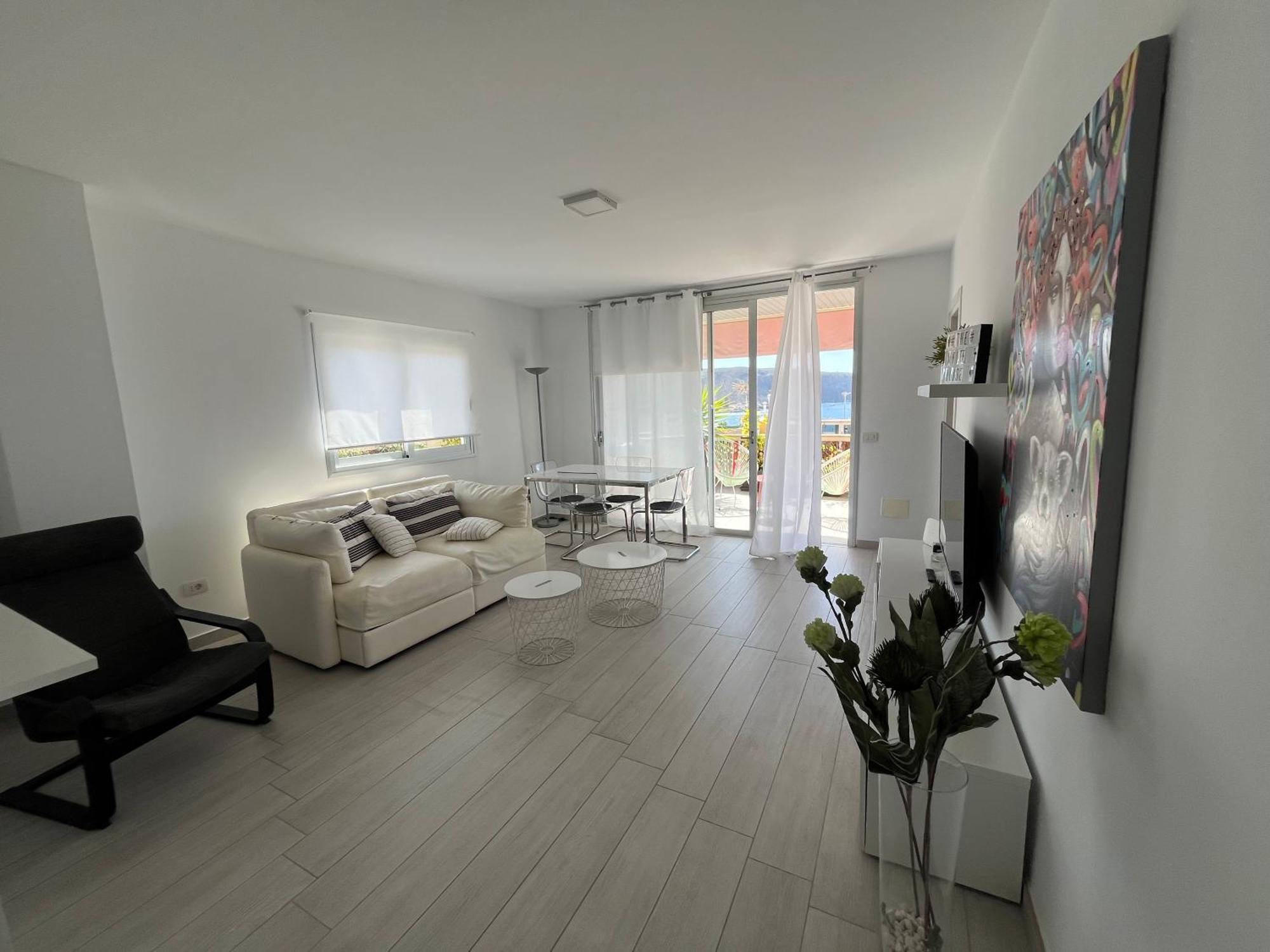 The White Heart House - Attic Sea View Leilighet Los Cristianos  Eksteriør bilde
